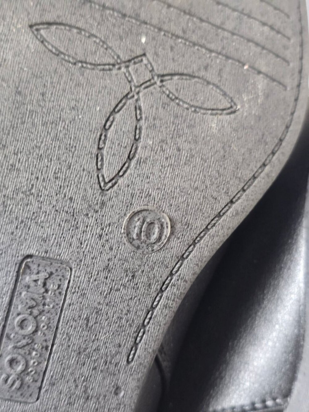 Women's Black Sonoma Millo Memory Foam Ankle Booties Size 10 With Zipper Closure - Picture 11 of 13